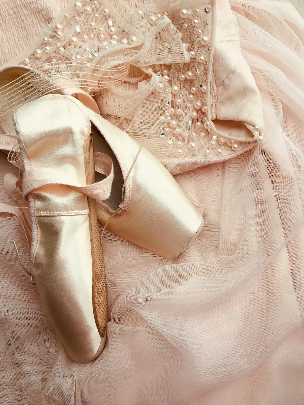 Dancer at the barre during a private ballet lesson.